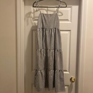 Midi Dress with Tie Straps